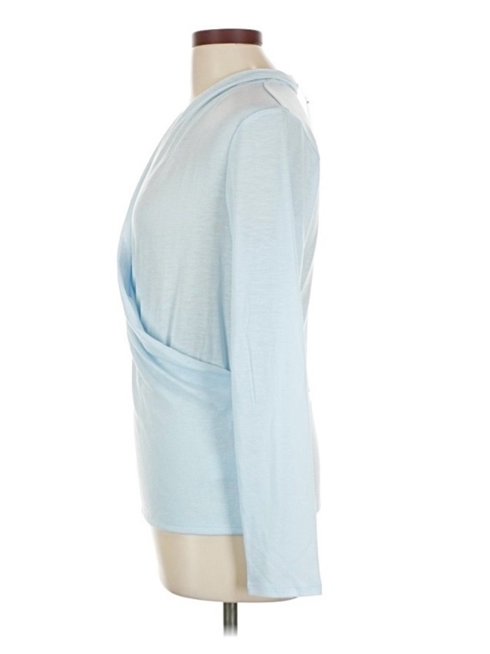 NWT Express Lightwight Soft Draped V Neck Long sleeve Top - Picture 5 of 12